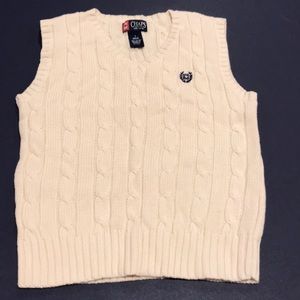 Chaps youth sweater vest size 7